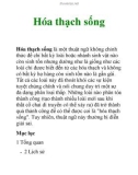 Hóa thạch sống