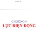 Bài giảng Chương 4: Lực điện động