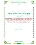 Sáng kiến kinh nghiệm THPT: Học lịch sử qua việc tìm hiểu ý nghĩa tên đường trên địa bàn thành phố Vinh tỉnh Nghệ An nhằm góp phần phát triển năng lực tìm hiểu lịch sử, phẩm chất yêu nước và trách nhiệm cho học sinh THPT