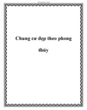 Chung cư đẹp theo phong thủy