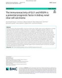 The immunoreactivity of GLI1 and VEGFA is a potential prognostic factor in kidney renal clear cell carcinoma