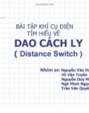 BÀI TẬP KHÍ CỤ ĐIỆN_DAO CÁCH LY