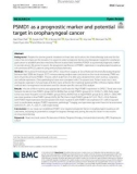 PSMD1 as a prognostic marker and potential target in oropharyngeal cancer