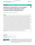 Application of parametric survival analysis to women patients with breast cancer at Jimma University Medical Center