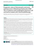 Prognostic value of Hematoxylin and eosin staining tumor-infiltrating lymphocytes (H&ETILs) in patients with esophageal squamous cell carcinoma treated with chemoradiotherapy