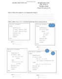 Đề kiểm tra 1 tiết môn Tin học 11 năm 2017-2018 - Trường THPT Vũng Tàu