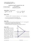 Đề kiểm tra học kì 1 môn Toán lớp 9 năm 2019-2020 - Phòng GD&ĐT Quận 4