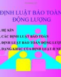 Bài giảng Vật lí 10 - Bài 23: Định luật bảo toàn động lượng