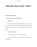 Khái quát chung về hàn – P1