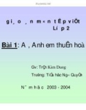 Giáo án tập đọc lớp 2