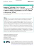 Impact of adjuvant chemotherapy on T1N0M0 breast cancer patients: A propensity score matching study based on SEER database and external cohort