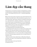 Làm đẹp cầu thang