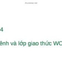 Thông tin di động - Phần 4 Các kênh và lớp giao thức WCDMA