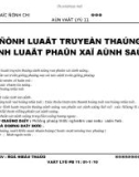 Bài 1: ĐỊNH LUẬT TRUYỀN THẲNG ĐỊNH LUẬT PHẢN XẠ ÁNH SÁNG