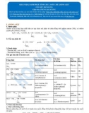 Hóa 12: Khái niệm-danh pháp-tính chất-điều chế amino axit (Tài liệu bài giảng) - GV. Phùng Bá Dương