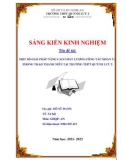 Sáng kiến kinh nghiệm THPT: Một số giải pháp nâng cao chất lượng công tác Đoàn và phong trào thanh niên tại trường THPT Quỳnh Lưu 2