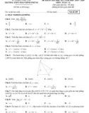 Đề thi học kì 2 môn Toán 11 năm 2019-2020 - Trường THPT Phan Đình Phùng