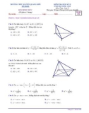 Đề thi học kì 2 môn Toán 11 năm 2018-2019 có đáp án - Trường THPT Nguyễn Quang Diêu