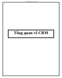 Tổng quan về CRM