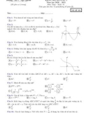 Đề thi giữa học kì 1 môn Toán lớp 12 năm 2020-2021 có đáp án - Trường THPT Ngô Quyền