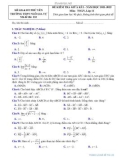 Đề thi giữa học kì 2 môn Toán lớp 11 năm 2021-2022 có đáp án - Trường THPT Ngô Gia Tự, Phú Yên