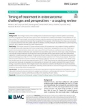 Timing of treatment in osteosarcoma: Challenges and perspectives – a scoping review