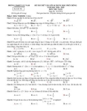 Đề thi thử tuyển sinh vào lớp 10 môn Toán năm 2024-2025 - Phòng GD&ĐT Lục Nam (Lần 3)