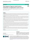 The impact of age on rectal cancer treatment, complications and survival