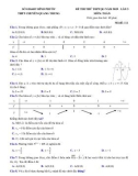 Đề thi thử THPTQG môn Toán lần 5 năm 2019 - THPT Chuyên Quang Trung, Bình Phước