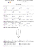 Đề ôn thi THPT Quốc gia môn Toán năm 2020 - Đề số 6
