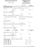Đề kiểm tra cuối học kì 2 môn Toán lớp 11 năm 2021-2022 - Sở GD&ĐT Hà Nội