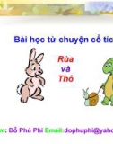 Bài học từ chuyện cổ tích Rùa và Thỏ