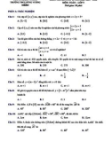 Đề thi giữa học kì 2 môn Toán lớp 9 năm 2021-2022 - Trường THCS Hùng Vương