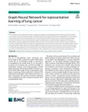 Graph Neural Network for representation learning of lung cancer