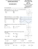 Đề thi HK 1 môn Toán lớp 12 năm 2019-2020 - THPT Chuyên Sư Phạm HN