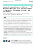 Personalized surveillance and aftercare for non‑metastasized breast cancer: The NABOR study protocol of a multiple interrupted time series design