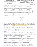 Đề thi thử THPTQG năm 2018 môn Toán - THPT Chuyên Long An - Mã đề 123