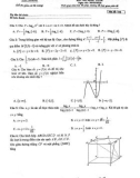 Đề thi thử THPTQG năm 2018 môn Toán - Sở GD&ĐT Bắc Giang - Mã đề 105