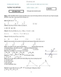 Đề thi học kì 1 môn Toán lớp 7 năm 2022-2023 có đáp án - Trường THCS Mỹ Hòa