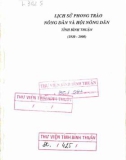 Ebook Lịch sử phong trào nông dân và hội nông dân tỉnh Bình Thuận (1930-2000)