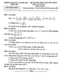 Đề thi học sinh giỏi môn Toán lớp 9 năm 2020-2021 - Sở GD&ĐT Đông Hà