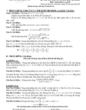 Đề thi thử ĐH lần 1 Toán khối A, A1, B, D (2013-2014) - THPT Quế Võ 1 (Kèm Đ.án)