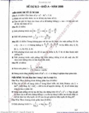 Ôn tập môn Toán - Giới thiệu đề thi tuyển sinh Đại học và Cao đẳng từ năm 2005 đến năm 2012: Phần 2