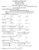 Đề thi giữa học kì 2 môn Toán lớp 6 năm 2020-2021 - Trường THCS Chu Văn An