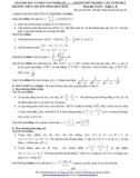 Đề thi thử ĐH môn Toán - THPT Chuyên Phan Bội Châu lần 2 năm 2011