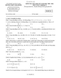 Đề kiểm tra giữa học kì 1 môn Toán lớp 11 năm 2020-2021 - Trường THPT Thái Phiên, Quảng Nam (Mã đề 111)
