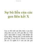 Sự bù liều của các gen liên kết X