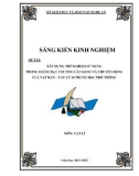 Sáng kiến kinh nghiệm THPT: Xây dựng thí nghiệm sử dụng trong giảng dạy chương Cân bằng và chuyển động của vật rắn - Vật lí 10 Trung học phổ thông