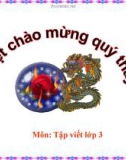 Bài giảng môn Tiếng Việt lớp 3 năm học 2020-2021 - Tuần 24: Tập viết Ôn chữ hoa R (Trường Tiểu học Thạch Bàn B)