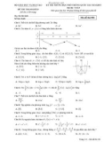 Đề thi minh họa THPT Quốc gia năm 2019 môn Toán - Bộ Giáo dục và Đào tạo